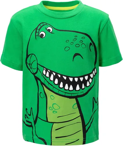 Miniatura 6 de Disney Pixar Toy Story Rex Buzz Lightyear Woody - Paquete de 3 camisetas para niños pequeños a grandes