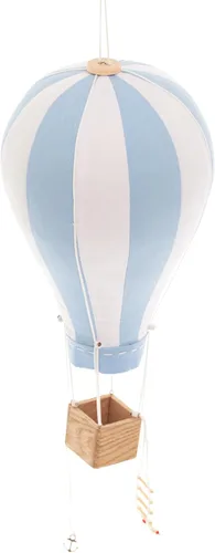 Miniatura 5 de Globo de aire caliente azul bebé colgante de tela para niños, cuarto de bebé, decoración de habitación de niños, regalo de baby shower, grande, 12
