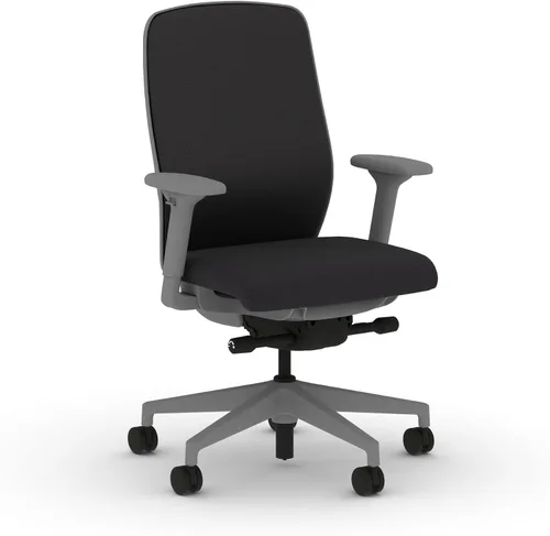 Miniatura 8 de HON Nucleus - Silla de trabajo con control avanzado de inclinación sincronizada, silla de oficina con soporte lumbar, brazos ajustables en altura