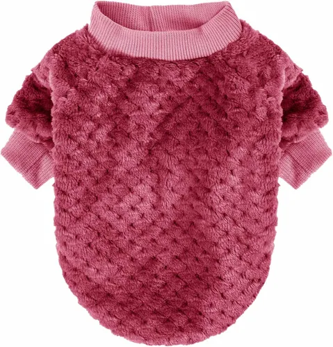 Miniatura 4 de Suéter para perro, paquete de 2 o 3 suéteres para perros pequeños, medianos o gatos, ropa cálida y suave de franela para perros, niña o niño