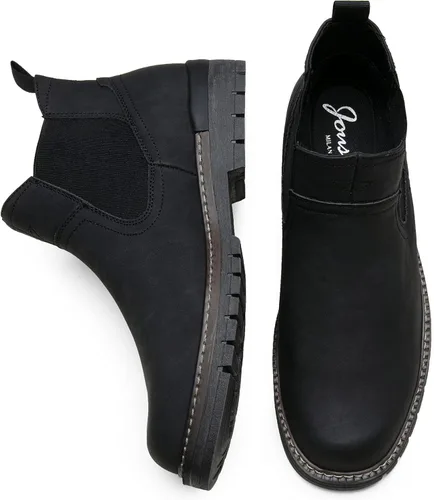 Miniatura 7 de Jousen Chelsea - Botas informales al tobillo, sin cordones, impermeables, para hombre