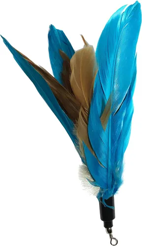 Miniatura 3 de Pet Fit for Life 7 piezas - Plus Bonus - Plumas de repuesto y peludo suave para varitas interactivas de juguete para gatos y gatitos..