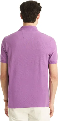 Miniatura 10 de Nautica playera polo clásica de mangas cortas, color sólido, para hombre
