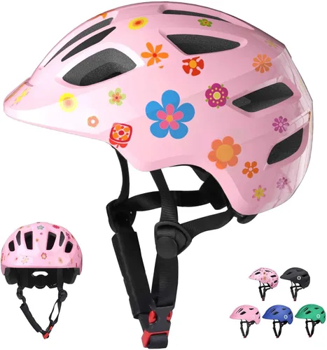 Miniatura 18 de Casco XJD para niños pequeños, casco de bicicleta para niños, ajustable, multideporte, para patinetas, para niños y niñas, liviano, para niños de 1