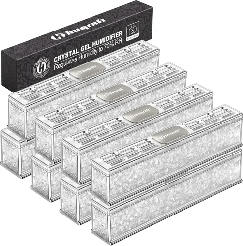 Miniatura 9 de Humidificador de puros prellenado: humidificador de gel de cristal listo para usar, accesorios para humidor de puros, mantiene la humedad ideal