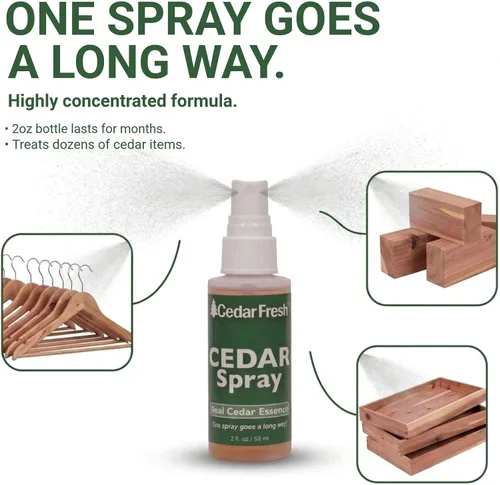 Miniatura 4 de Household Essentials CedarFresh Spray de Poder de Cedro, 2 onzas