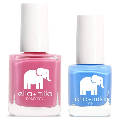 Miniatura 2 de ella+mila Mommy & Me Set de Esmalte de Uñas - Esmalte de uñas Resistente a las Astillas, de Larga Duración y de Secado Rápido, Set de Esmalte