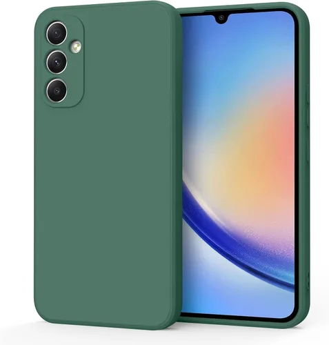 Miniatura 8 de AK Para Samsung Galaxy A34 5G, elegante funda protectora de cuerpo completo de silicona líquida delgada para Samsung Galaxy A34 5G funda de teléfono