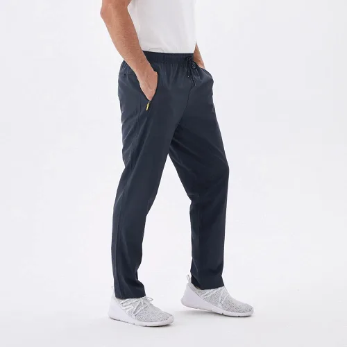 Miniatura 22 de Rapoo Pantalones ligeros para hombre con bolsillos con cremallera, secado rápido, pantalones deportivos de viaje para entrenamiento