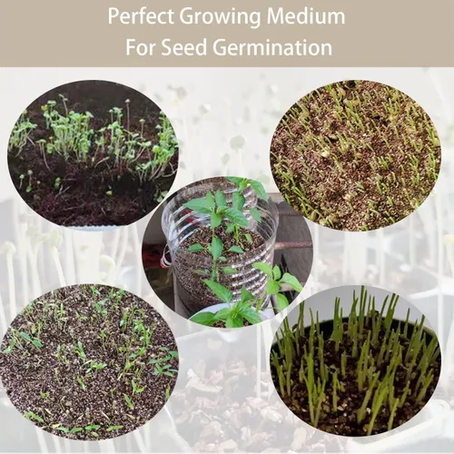 Miniatura 6 de Vermiculita gruesa natural de 2 cuartos para plantas, mezcla mineral orgánica para macetas, hidroponía, terrarios, orquídeas, hongos o hábitats