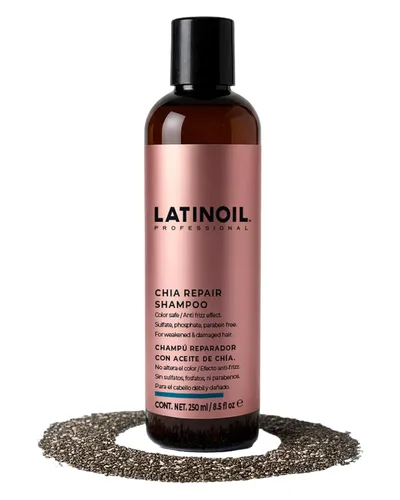 Miniatura 11 de LATINOIL Chia - Acondicionador reparador de cabello sin parabenos ni sulfatos, tratamiento natural con queratina para dañados, tratados