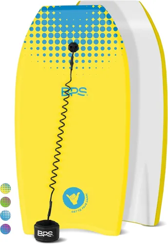 Miniatura 9 de BPS Tabla de Bodyboard "Shaka" de Nueva Zelanda para Todas las Condiciones de Olas - Ligera con Núcleo de EPS, Parte Inferior Lisa de HDPE, Tablas