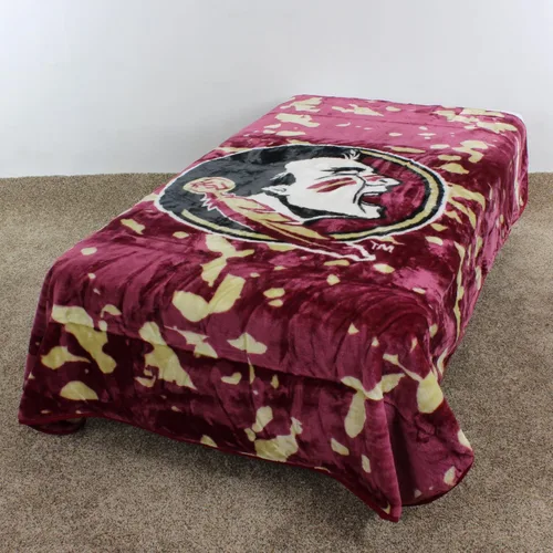 Miniatura 3 de College Covers Everything Comfy - Manta Raschel suave y cálida de Florida State Seminoles, 86 x 63 pulgadas