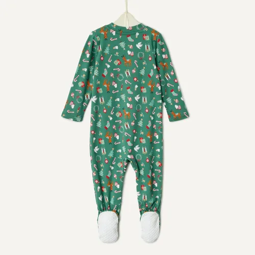 Miniatura 5 de Tienda Essentials x Sofia Grainge - Body unisex con pies de algodón para dormir y jugar, paquete de 2