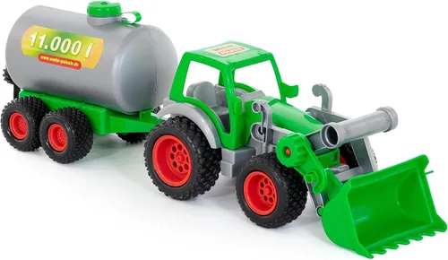 Miniatura 5 de limícola Farmer Technic tractor con pala y cisterna