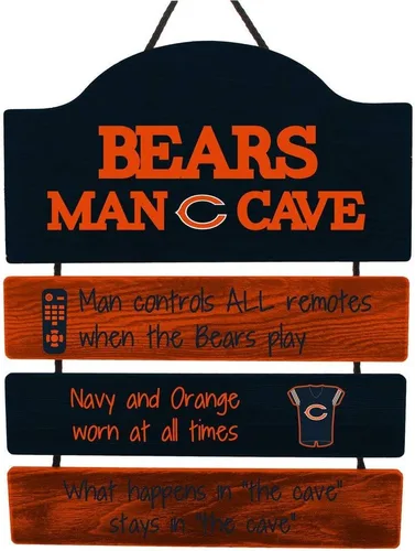 Miniatura 21 de NFL Team Logo Mancave Man Cave Hanging Wall Sign
