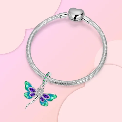 Miniatura 252 de Dije de girasol con diseño de estrella y luna y elefante para pulsera, collar de plata de ley 925, dijes de corazón de amor para mujer, regalo
