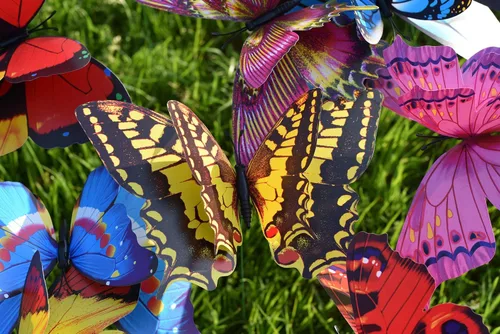 Miniatura 2 de FENELY Mariposa Jardín Estacas Decoraciones Al Aire Libre 3D Mariposas Césped Decorativo Patio Decoración Accesorios Adornos PVC Jardinería Arte 24