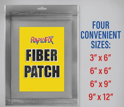Miniatura 2 de RapidFix UV Parche de reparación de fibra 3x6 pulgadas