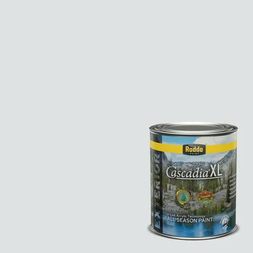 Miniatura 145 de Rodda Paint CASCADIA XL - Pintura e imprimación satinada para exteriores en uno, cuarto de galón, azul Madonna