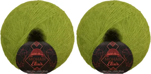 Miniatura 55 de JubileeYarn Mohair Elixir Yarn - 50g/Skein Baby Wool Blend - Cosmopolitan - 1 Skein