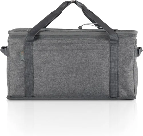 Miniatura 3 de PICNIC TIME Enfriador plegable para 64 latas, bolsa térmica suave con aislamiento grande, enfriador de playa portátil con correa para el hombro