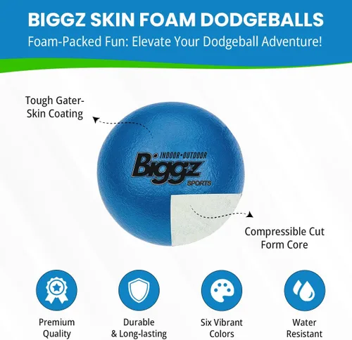 Miniatura 3 de Biggz Pelotas Dodge de espuma para piel