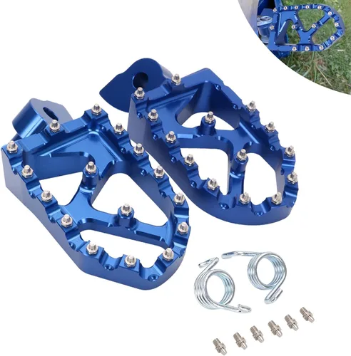 Miniatura 9 de JFG RACING Estriberas CNC para motocicleta de cross, estriberas de pedal de descanso CNC para YZ65 18-23/YZ85 02-23/YZ125 97-23/YZ250 98-23/YZ250F