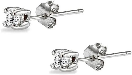Miniatura 5 de Stud Earrings for Women Sterling Silver Cubic Zirconia Round Stud Pierced Tiny Cartilage 2mm CZ Earring Studs for Men Teens Girls Single or