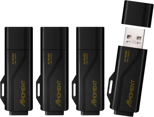 Miniatura 18 de MMOMENT Unidad flash USB 3.1 Gen1 de 64 GB MU39, velocidad de lectura de hasta 100 MB/s, diseño retráctil
