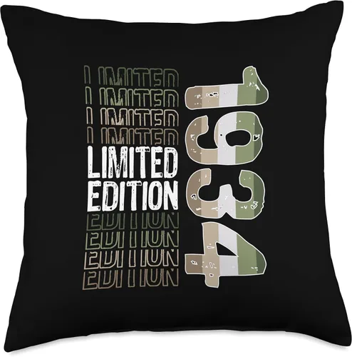 Miniatura 4 de Limited Edition Vintage 1934 Retro Birthday Throw Pillow