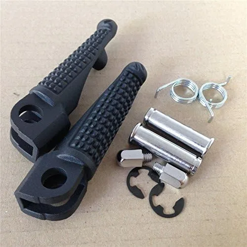 Miniatura 2 de MT390-029 - Reposapiés delantero negro compatible con Kawasaki Zx6R Zx9R Zx10R Zx-6R Zx