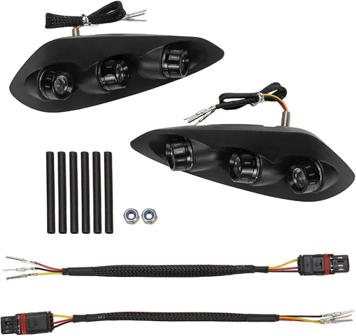 Miniatura 13 de 2 indicadores de señal de giro delanteros o traseros para motocicleta, compatibles con BMW R1100/R1150/R1200/R850 1994–2007 (ámbar)