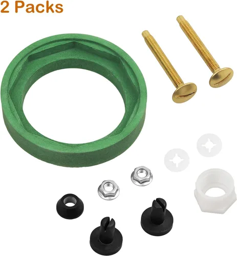 Miniatura 9 de Kit de acoplamiento de tanque de inodoro de 3 pulgadas, se adapta a American Standard Champion 4 piezas de inodoro AS738756-0070A, incluye junta