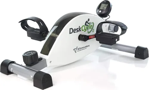DeskCycle Ejercitador de pedal para bicicleta debajo del escritorio, bicicletas estacionarias para el hogar y la oficina, versiones de altura