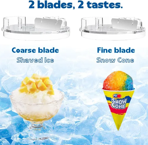 Miniatura 2 de Accesorio para rallar hielo para batidora de pie KitchenAid, máquina de cono de nieve para KitchenAid con 8 moldes para hielo, accesorio de afeitado