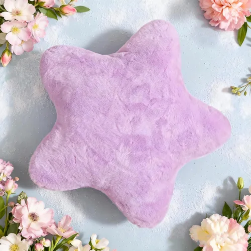 Miniatura 13 de YRXRUS Almohadas de estrella, almohada en forma de estrella negra, regalos de almohada decorativa, bonita decoración de habitación de felpa