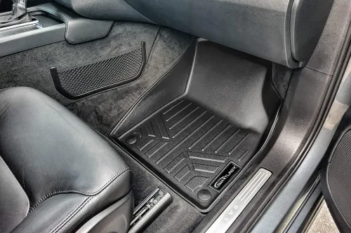 Miniatura 4 de SMARTLINER Juego de tapetes de piso de ajuste personalizado de 3 filas compatibles con Volvo XC90 2016-2020