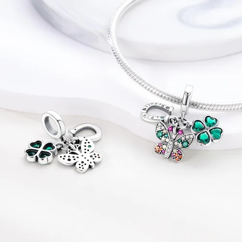 Miniatura 9 de Hapour Dijes de plata de ley 925 para pulseras, collar, joyería europea, colgante de cuentas para mujeres y madres