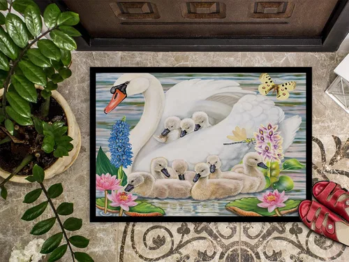 Miniatura 4 de Caroline's Treasures PRS4045MAT - Tapete para puerta delantera, 18 x 27 pulgadas, para interiores y exteriores, para entrada, antideslizante