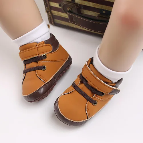 Miniatura 3 de SOFMUO Zapatos deportivos para bebés, niños y niñas, de piel sintética, antideslizantes, suela de goma suave, botines de vestir para niños pequeños
