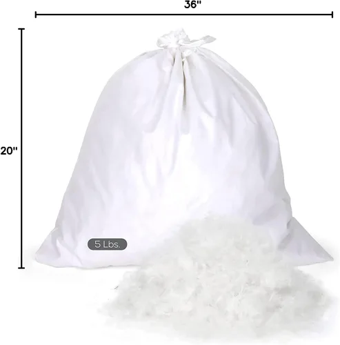 Miniatura 7 de East Coast Bedding Bulk Mezcla de Plumón de Ganso y Plumas 80/20 - Blanco - Relleno de Calidad Premium para Almohadas, Cama, Manta, Sofá, Almohada
