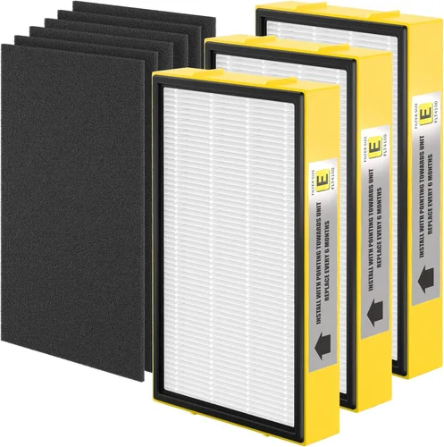 SAKEGDY Filtro E FLT4100 de repuesto compatible con purificadores de aire puro Ge-Guardian AC4100, AC4100CA AC4150BL, AC4150PCA, AC4150P