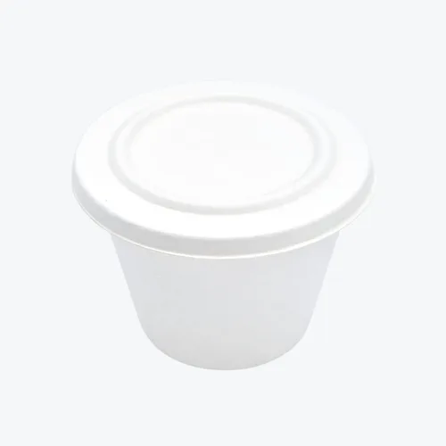 Miniatura 2 de Tapas de 4.5 pulgadas para recipientes de sopa de 17 onzas [paquete de 50], resistentes, 100% biodegradables, compostables para el hogar, sin