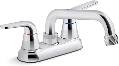 Miniatura 14 de KOHLER 30612-CP Jolt - Grifo extraíble para fregadero de cocina, cabezal rociador de dos funciones, control táctil, 1.5 GPM, diseño elegante, cromo