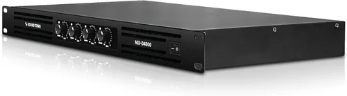 Miniatura 3 de Sound Town Amplificador de potencia PA/DJ de 4 canales Clase D, 4 x 720W RMS a 4 ohmios, espacio en rack de 1U (NIX-D4800)