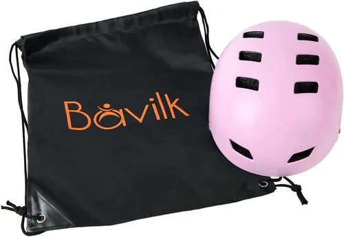 Miniatura 6 de Casco de bicicleta en 3 tallas para adolescentes, niños, jóvenes, adultos, Bavilk Casco de monopatín ajustable multideporte para bicicleta, Mate rosa