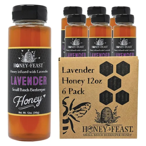 Miniatura 41 de Honey Feast, Miel de Flor Silvestre, 12 Onza