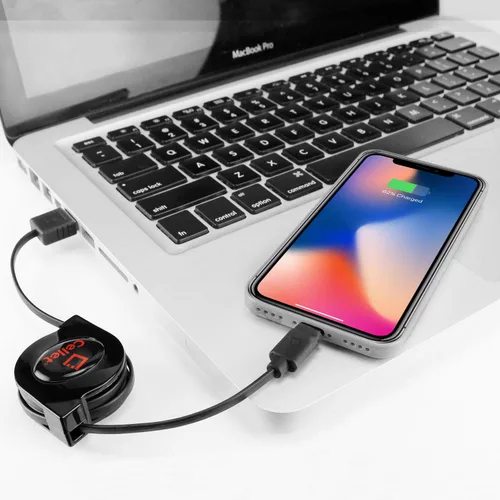 Miniatura 3 de Cable Lightning retráctil para iPhone, cable de carga compatible con Apple iPhone 14 Pro Max Plus mini 13 12 11 Xs Xr X SE 8 7 6 5 iPad Pro Air Mini