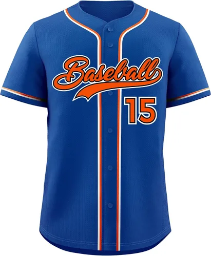 Miniatura 42 de KXK - Camiseta de béisbol personalizada cosida, uniforme deportivo para hombres, mujeres y niños